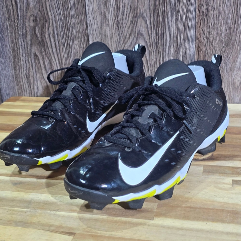 Nike Vapor Fastflex Football Cleats Mens 11 Black White Yellow 917168-010‎